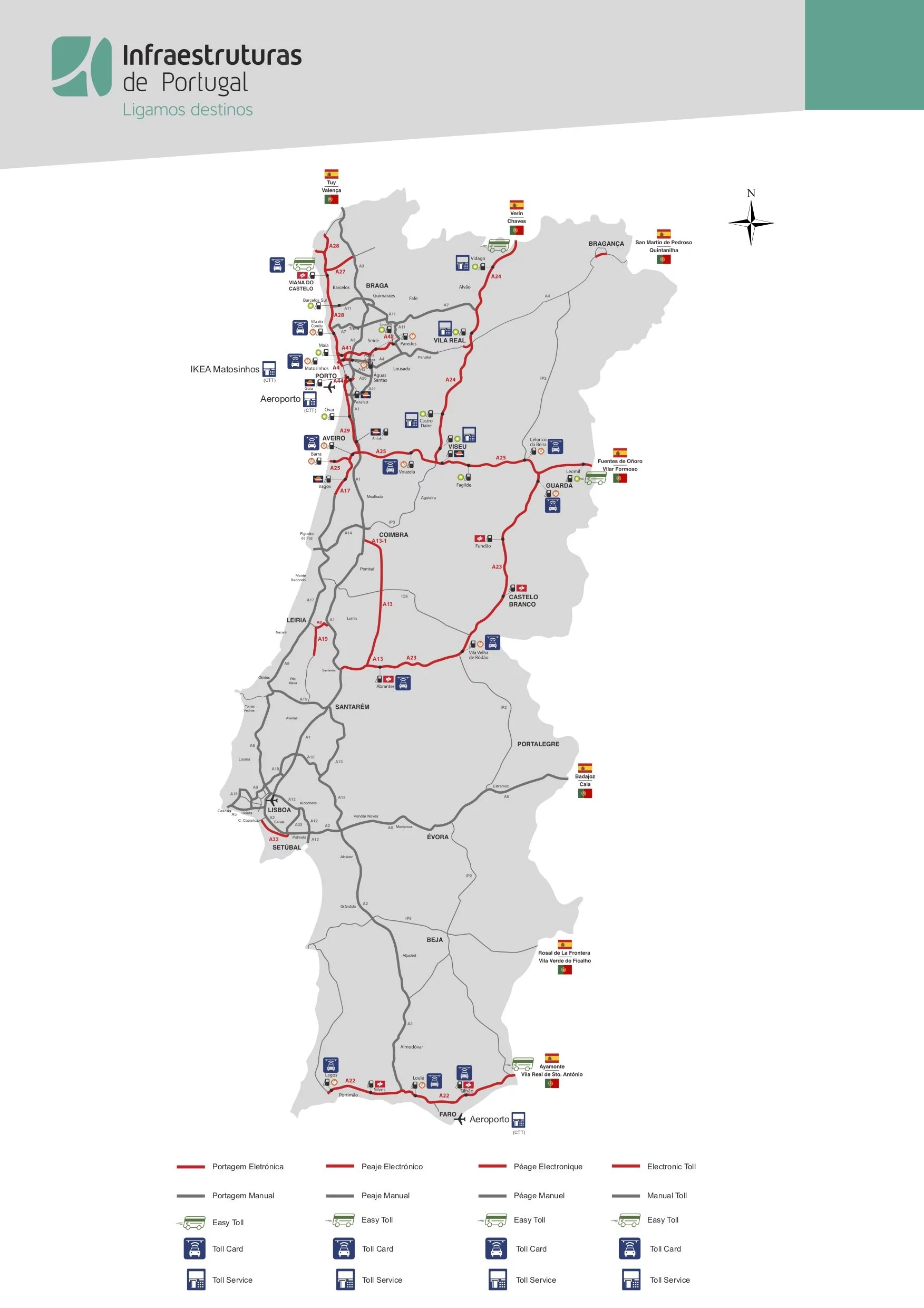 Plan Routes Portugal