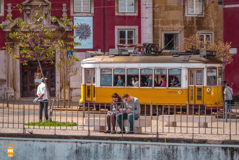 tramway 28 - Lisbonne Portugal
