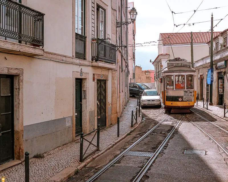 tramway Lisbonne 28E