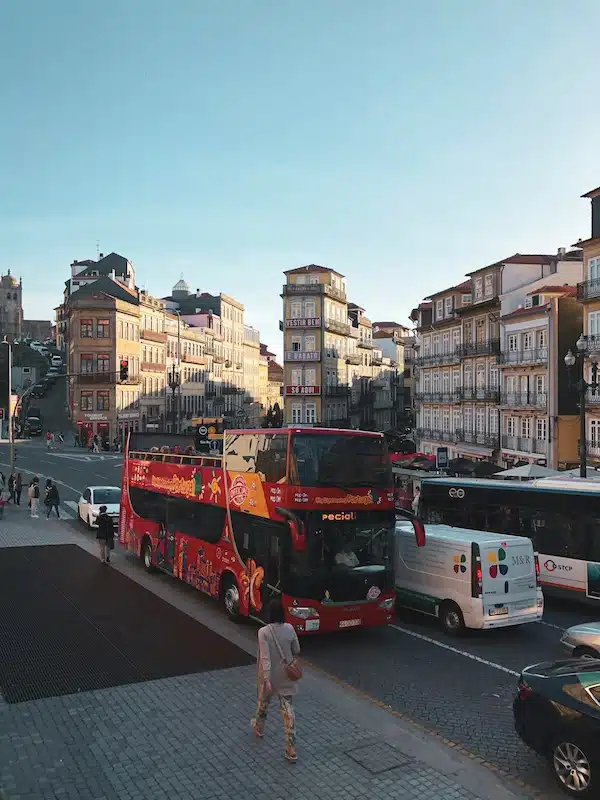 Bus rouge - Bus touristique Porto